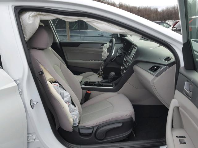 5NPE34AF2JH661315 - 2018 HYUNDAI SONATA SPO WHITE photo 5