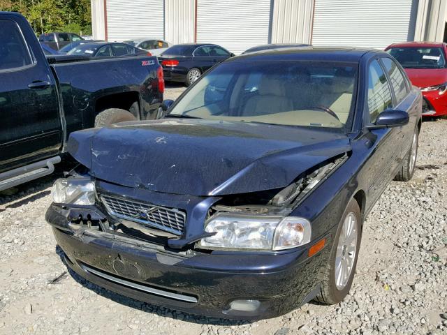 YV1TS592661436180 - 2006 VOLVO S80 2.5T BLUE photo 2