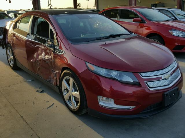 1G1RC6E48BU101711 - 2011 CHEVROLET VOLT RED photo 1