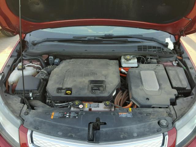 1G1RC6E48BU101711 - 2011 CHEVROLET VOLT RED photo 7