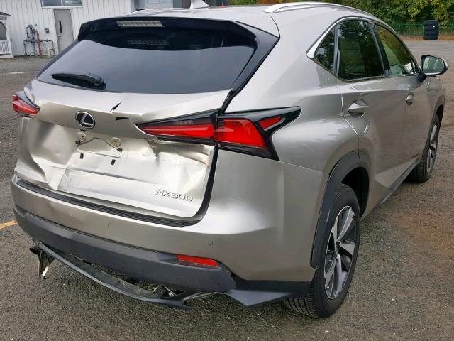 JTJBARBZ9K2202068 - 2019 LEXUS NX 300 BAS SILVER photo 4