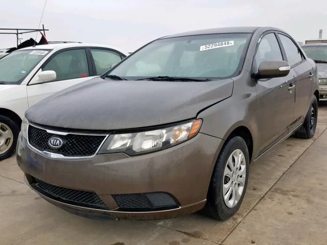 KNAFU4A23A5811749 - 2010 KIA FORTE EX BROWN photo 2