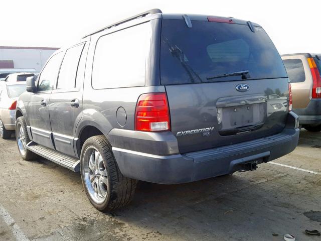 1FMPU16565LA79025 - 2005 FORD EXPEDITION GRAY photo 3