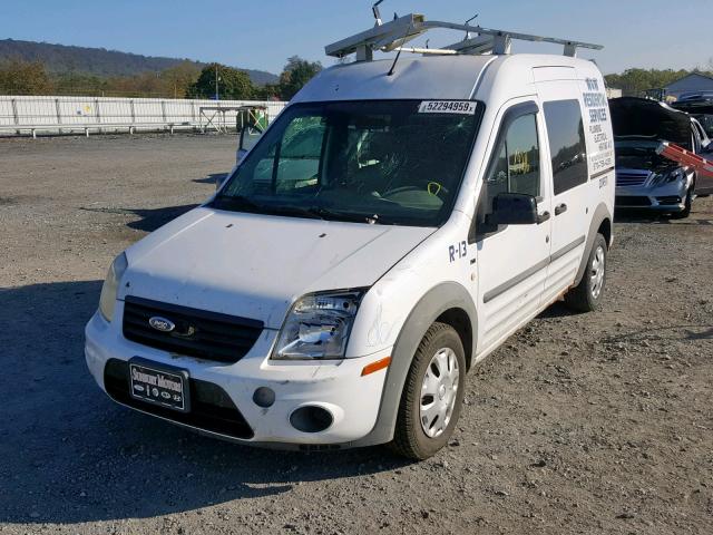 NM0LS6BN6AT010547 - 2010 FORD TRANSIT CO WHITE photo 2