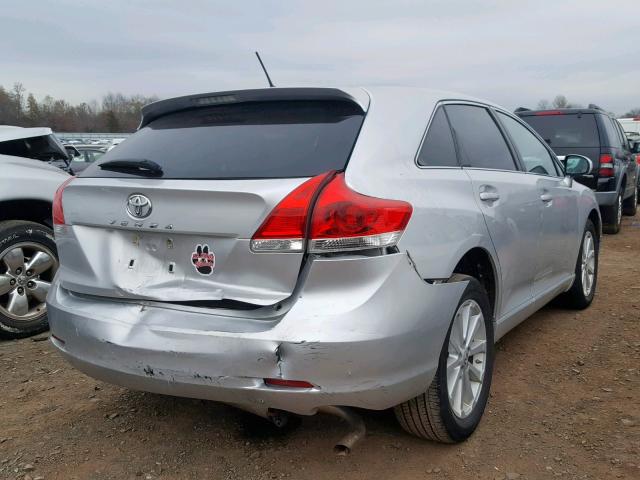 4T3ZA3BB0BU054904 - 2011 TOYOTA VENZA BASE GRAY photo 4