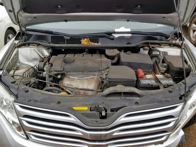 4T3ZA3BB0BU054904 - 2011 TOYOTA VENZA BASE GRAY photo 7