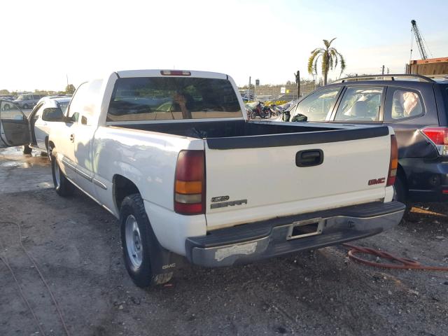 1GTEC19V21Z196537 - 2001 GMC NEW SIERRA WHITE photo 3