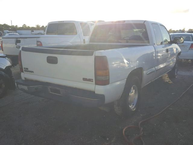 1GTEC19V21Z196537 - 2001 GMC NEW SIERRA WHITE photo 4