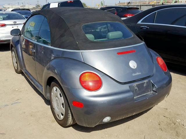 3VWCD31Y04M322144 - 2004 VOLKSWAGEN NEW BEETLE ნაცრისფერი ფოტო 3