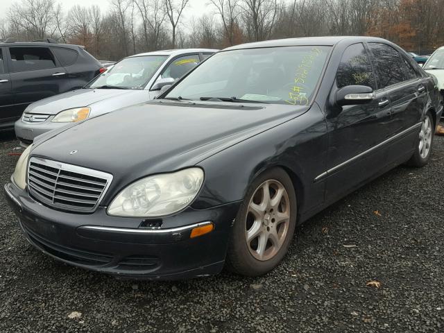 WDBNG83J96A464944 - 2006 MERCEDES-BENZ S 430 4MAT BLACK photo 2