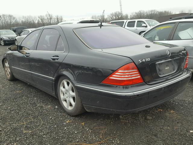 WDBNG83J96A464944 - 2006 MERCEDES-BENZ S 430 4MAT BLACK photo 3