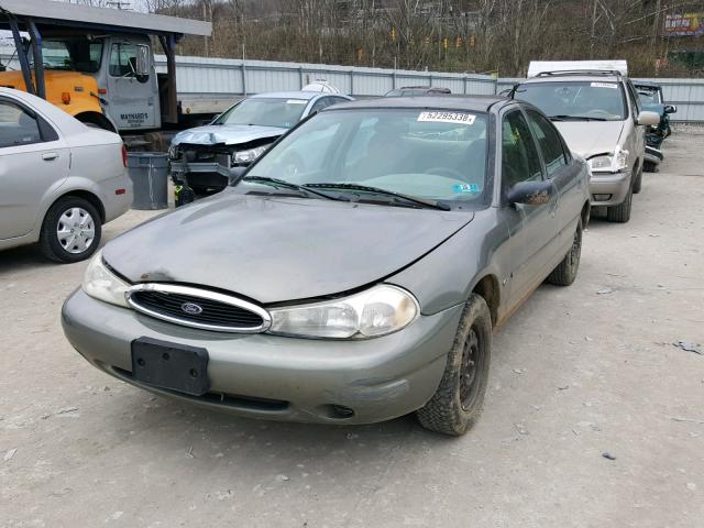 3FAFP6533XM107066 - 1999 FORD CONTOUR LX GREEN photo 2