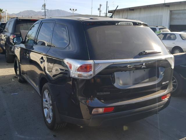 JA4AD3A30EZ011595 - 2014 MITSUBISHI OUTLANDER BLACK photo 3