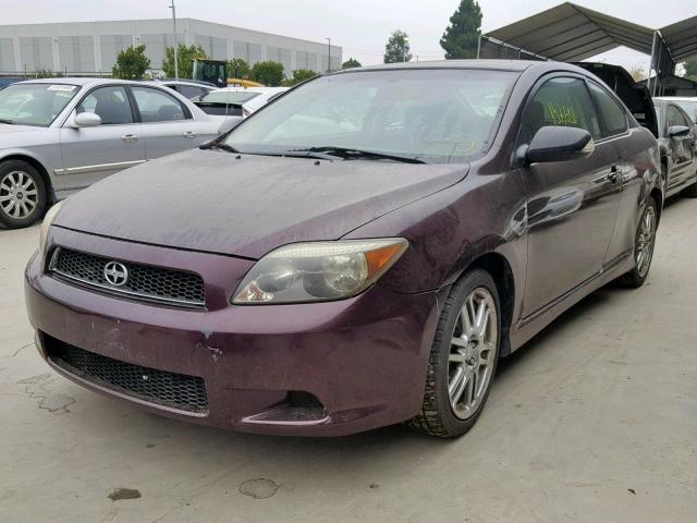 JTKDE177550031594 - 2005 TOYOTA SCION TC ბურგუნდია ფოტო 2