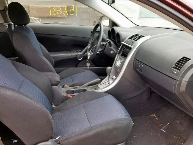 JTKDE177550031594 - 2005 TOYOTA SCION TC ბურგუნდია ფოტო 5