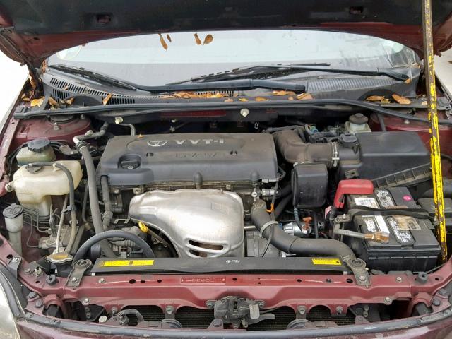 JTKDE177550031594 - 2005 TOYOTA SCION TC ბურგუნდია ფოტო 7