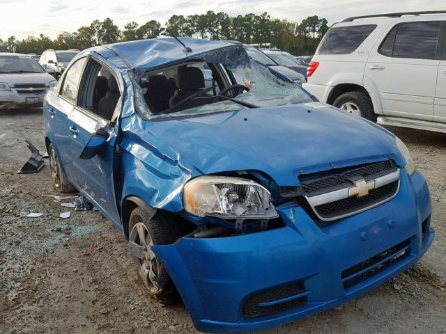 KL1TD56E69B330879 - 2009 CHEVROLET AVEO LS TEAL photo 1
