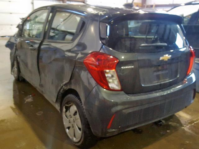 KL8CB6SA5HC741778 - 2017 CHEVROLET SPARK LS GRAY photo 3