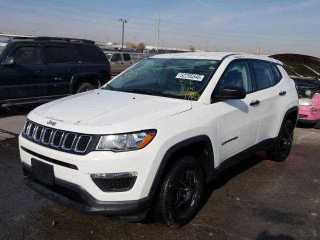 3C4NJDAB3HT642785 - 2017 JEEP COMPASS SP 白色 照片 2