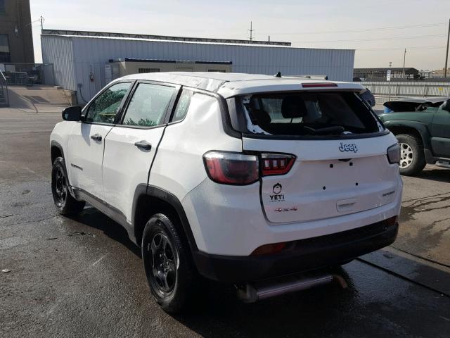 3C4NJDAB3HT642785 - 2017 JEEP COMPASS SP 白色 照片 3