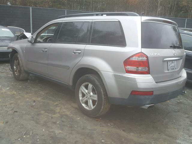 4JGBF71E97A111463 - 2007 MERCEDES-BENZ GL 450 4MA SILVER photo 3