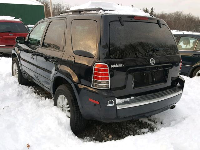 4M2YU56Z35DJ29144 - 2005 MERCURY MARINER BLACK photo 3