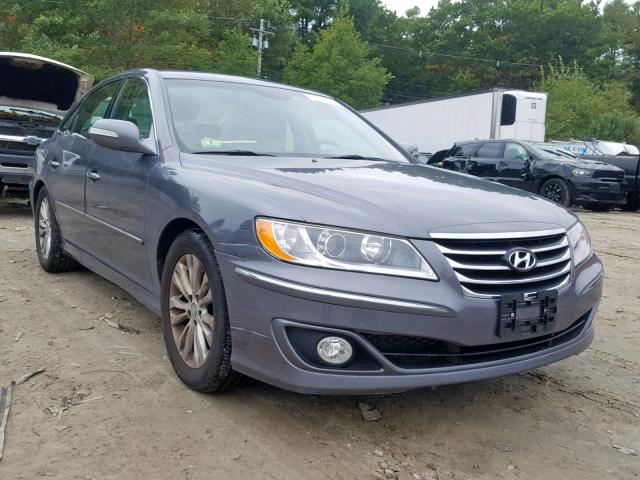 KMHFC4DF5BA537284 - 2011 HYUNDAI AZERA GLS GRAY photo 1