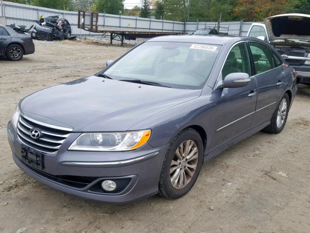 KMHFC4DF5BA537284 - 2011 HYUNDAI AZERA GLS GRAY photo 2