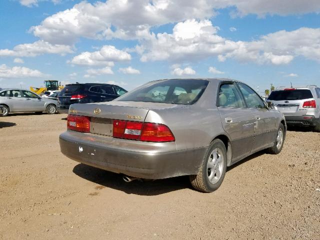 JT8BF28G7X5069588 - 1999 LEXUS ES 300 BEIGE photo 4