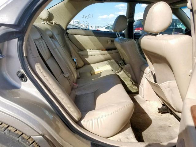 JT8BF28G7X5069588 - 1999 LEXUS ES 300 BEIGE photo 6