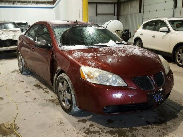 1G2ZH57N684216359 - 2008 PONTIAC G6 GT BURGUNDY photo 1