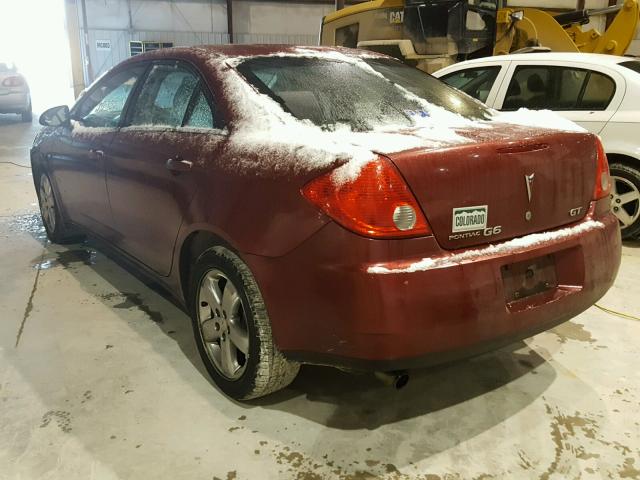 1G2ZH57N684216359 - 2008 PONTIAC G6 GT BURGUNDY photo 3