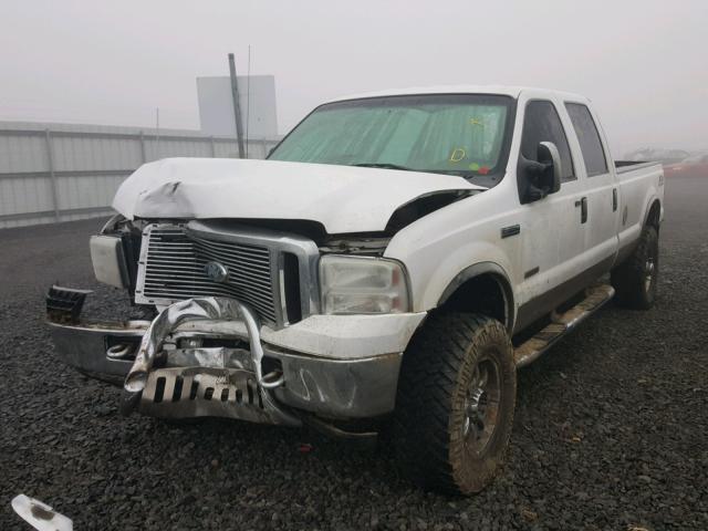 1FTWW31P76EC60008 - 2006 FORD F350 SRW S WHITE photo 2