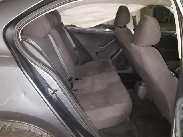 3VW2K7AJ4CM335814 - 2012 VOLKSWAGEN JETTA BASE Գրաֆիտ լուսանկար 6