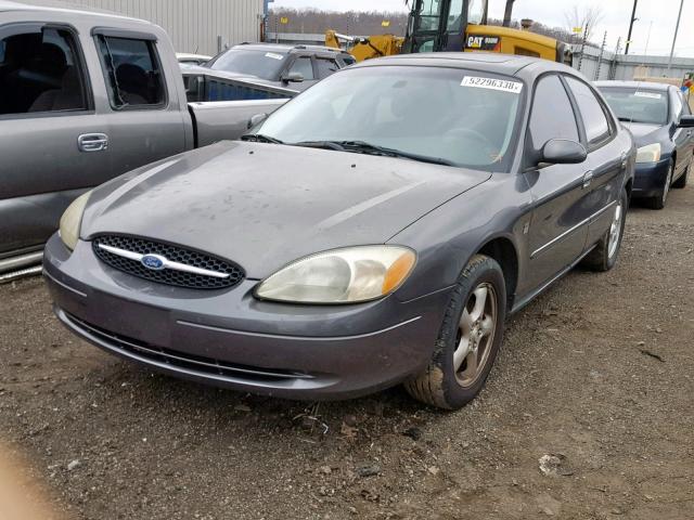 1FAFP55S72A196065 - 2002 FORD TAURUS SES GRAY photo 2