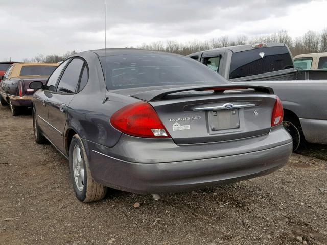 1FAFP55S72A196065 - 2002 FORD TAURUS SES GRAY photo 3