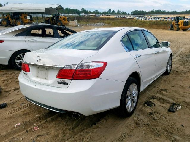 1HGCR3F85DA005133 - 2013 HONDA ACCORD EXL WHITE photo 4