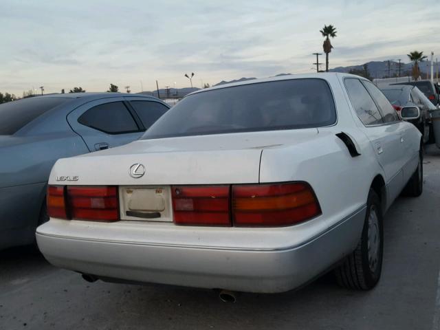 JT8UF11EXM0088320 - 1991 LEXUS LS 400 WHITE photo 4