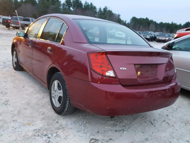 1G8AG52F75Z154555 - 2005 SATURN ION MAROON photo 3