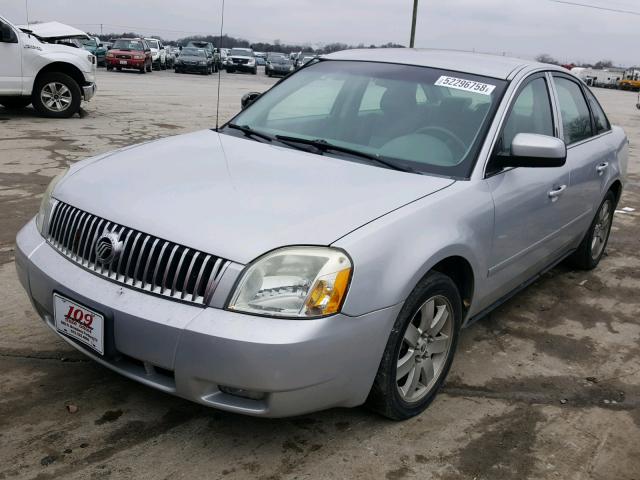 1MEFM40135G614567 - 2005 MERCURY MONTEGO LU SILVER photo 2