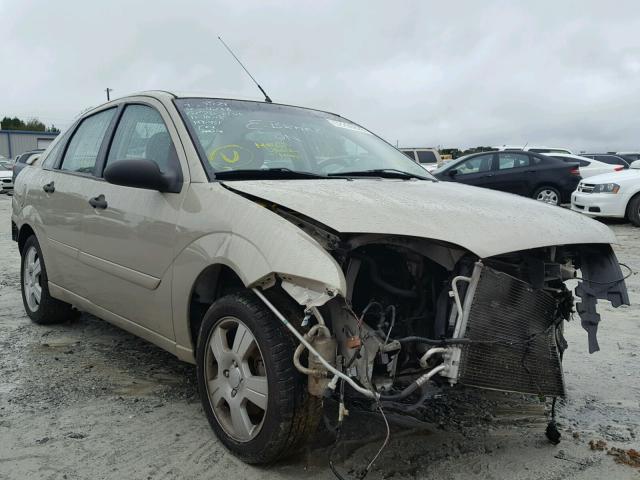 1FAHP34N57W294238 - 2007 FORD FOCUS ZX4 TAN photo 1