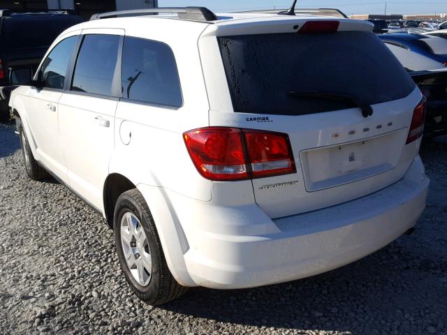 3D4PG4FB7BT555921 - 2011 DODGE JOURNEY EX WHITE photo 3