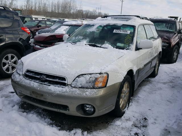 4S3BH6860Y7604003 - 2000 SUBARU LEGACY OUT BEIGE photo 2