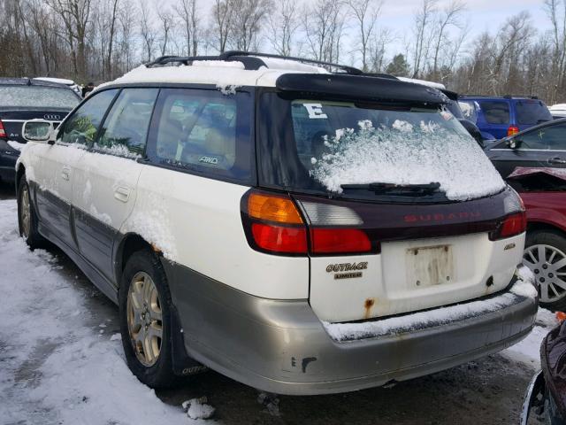 4S3BH6860Y7604003 - 2000 SUBARU LEGACY OUT BEIGE photo 3