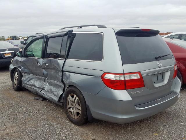 5FNRL38446B114794 - 2006 HONDA ODYSSEY EX SILVER photo 3