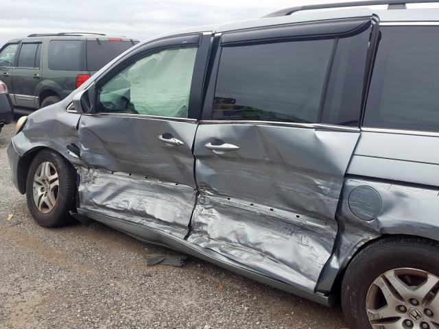 5FNRL38446B114794 - 2006 HONDA ODYSSEY EX SILVER photo 9