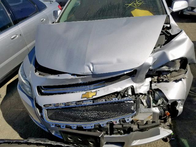 1G1ZF5E7XCF188156 - 2012 CHEVROLET MALIBU 3LT ვერცხლისფერი ფოტო 7