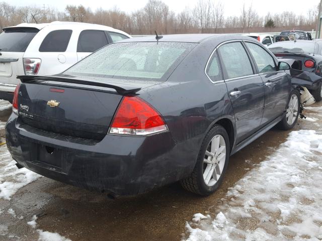 2G1WC5E39C1302485 - 2012 CHEVROLET IMPALA LTZ BLACK photo 4