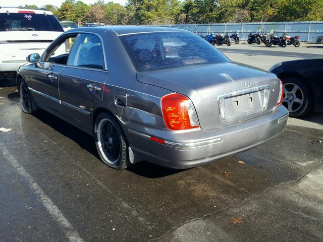 KMHFU45E44A338829 - 2004 HYUNDAI XG 350 GRAY photo 3