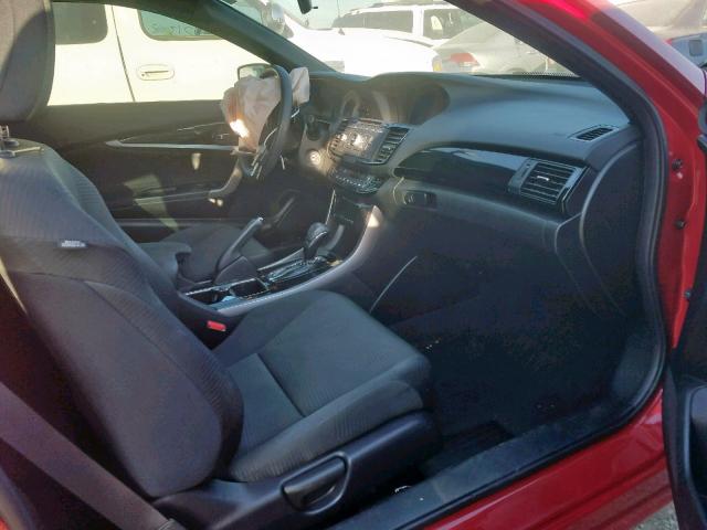 1HGCT1B3XGA003396 - 2016 HONDA ACCORD LX- RED photo 5